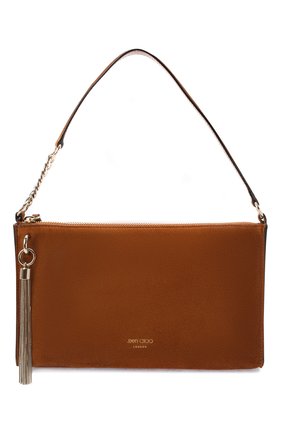 Женская сумка callie JIMMY CHOO коричневого цвета по цене 44350 руб., арт. CALLIE MINI H0B0/SUE | Фото 1 Женская сумка callie JIMMY CHOO коричневого цвета, арт. CALLIE MINI H0B0/SUE | Фото 1