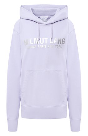 Женская хлопковое худи HELMUT LANG сиреневого цвета по цене 27600 руб., арт. K04DW507 | Фото 1 Женская хлопковое худи HELMUT LANG сиреневого цвета, арт. K04DW507 | Фото 1
