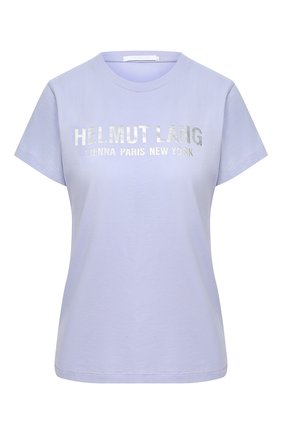 Женская футболка HELMUT LANG сиреневого цвета по цене 18800 руб., арт. K04DW508 | Фото 1 Женская футболка HELMUT LANG сиреневого цвета, арт. K04DW508 | Фото 1