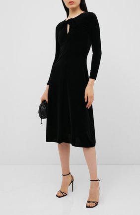 Женское платье EMPORIO ARMANI черного цвета по цене 57150 руб., арт. 6H2A8N/2JW4Z | Фото 2 Женское платье EMPORIO ARMANI черного цвета, арт. 6H2A8N/2JW4Z | Фото 2