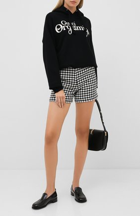 Женская хлопковое худи GUCCI черного цвета по цене 75650 руб., арт. 615061/XJCK0 | Фото 2 Женская хлопковое худи GUCCI черного цвета, арт. 615061/XJCK0 | Фото 2