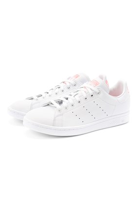 Женские кожаные кеды stan smith ADIDAS ORIGINALS белого цвета по цене 7280 руб., арт. EF6861 | Фото 1 Женские кожаные кеды stan smith ADIDAS ORIGINALS белого цвета, арт. EF6861 | Фото 1