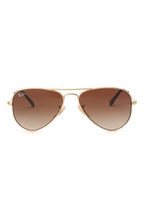 Детские солнцезащитные очки RAY-BAN коричневого цвета по цене 5800 руб., арт. 9506S-223/13 | Фото 2 Детские солнцезащитные очки RAY-BAN коричневого цвета, арт. 9506S-223/13 | Фото 2