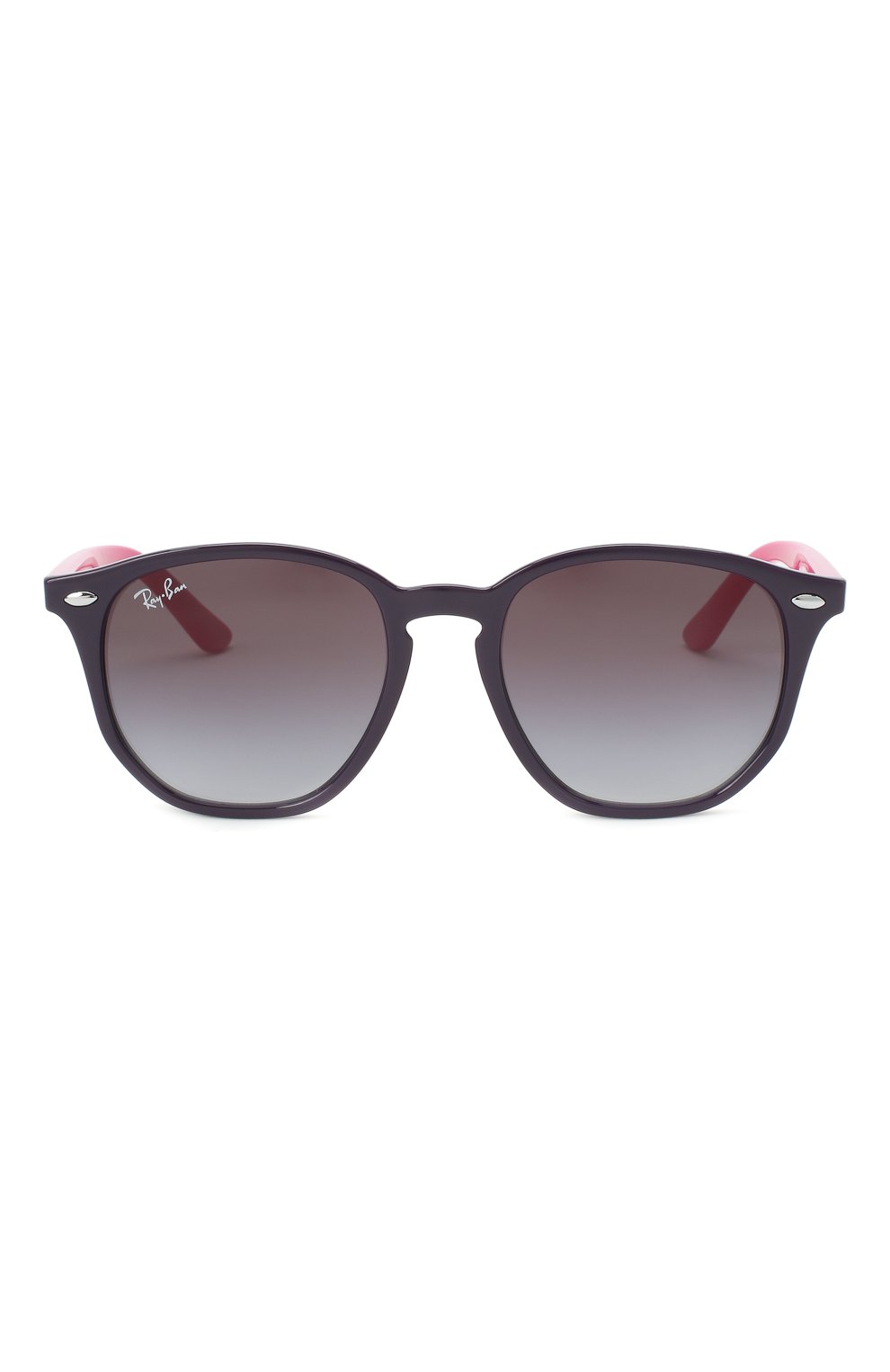 Детские солнцезащитные очки RAY-BAN фиолетового цвета по цене 5300 руб., арт. 9070S-70218G | Фото 2 Детские солнцезащитные очки RAY-BAN фиолетового цвета, арт. 9070S-70218G | Фото 2
