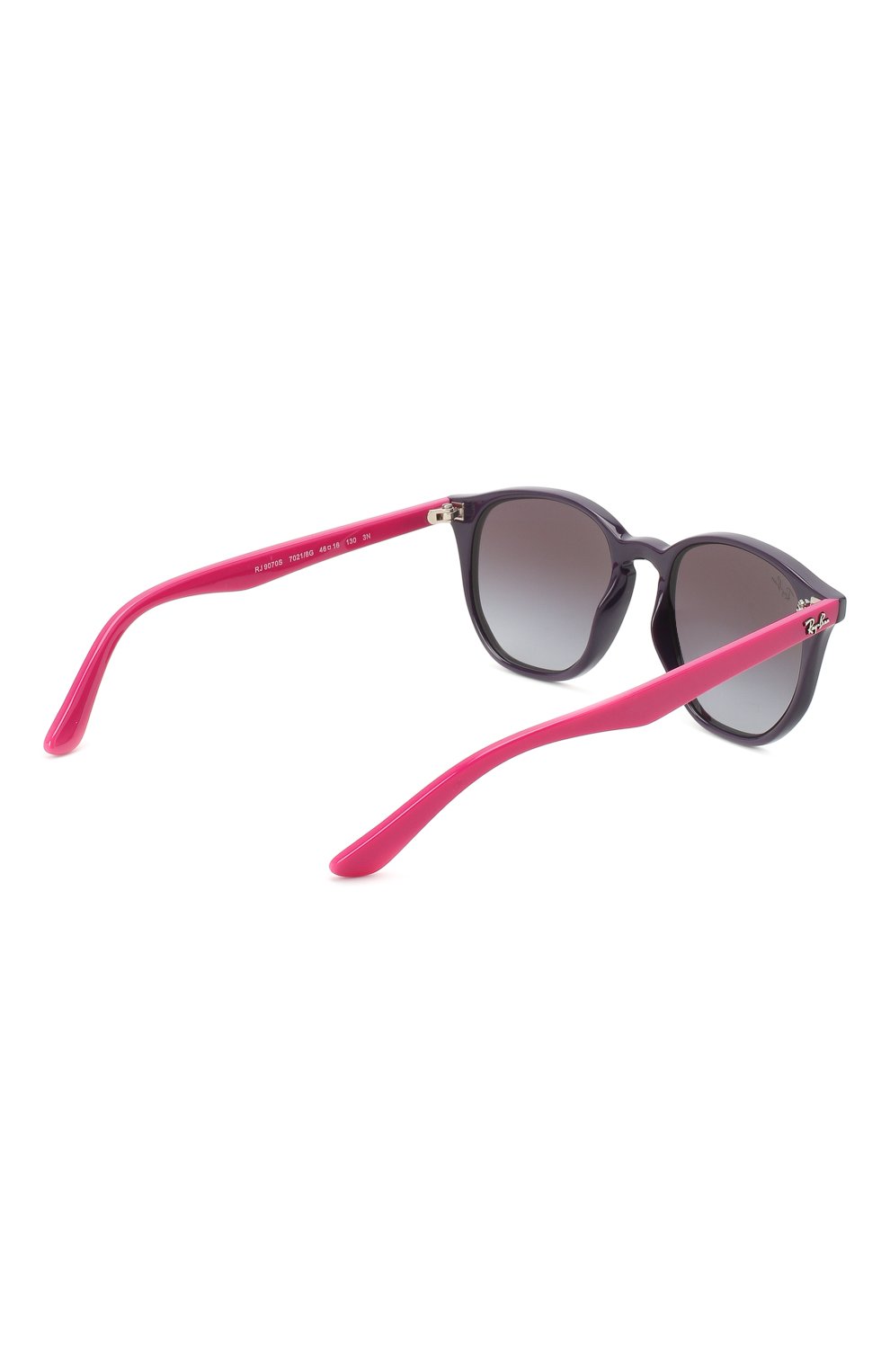 Детские солнцезащитные очки RAY-BAN фиолетового цвета по цене 5300 руб., арт. 9070S-70218G | Фото 3 Детские солнцезащитные очки RAY-BAN фиолетового цвета, арт. 9070S-70218G | Фото 3