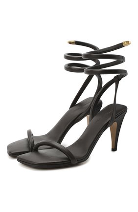 Женские кожаные босоножки BOTTEGA VENETA коричневого цвета по цене 113500 руб., арт. 618748/VBSD0 | Фото 1 Женские кожаные босоножки BOTTEGA VENETA коричневого цвета, арт. 618748/VBSD0 | Фото 1