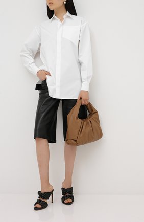 Женская хлопковая рубашка BOTTEGA VENETA белого цвета по цене 67950 руб., арт. 629735/VKEC0 | Фото 2 Женская хлопковая рубашка BOTTEGA VENETA белого цвета, арт. 629735/VKEC0 | Фото 2