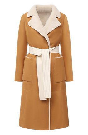 Женская дубленка BLANCHA коричневого цвета по цене 227500 руб., арт. 20099/301/33/IV0RY/CAMEL | Фото 1 Женская дубленка BLANCHA коричневого цвета, арт. 20099/301/33/IV0RY/CAMEL | Фото 1