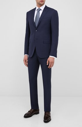Мужской шерстяной костюм CORNELIANI темно-синего цвета по цене 115500 руб., арт. 857222-0117269/92 | Фото 1 Мужской шерстяной костюм CORNELIANI темно-синего цвета, арт. 857222-0117269/92 | Фото 1