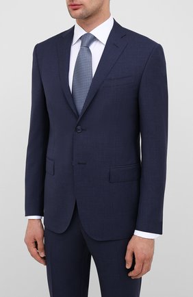 Мужской шерстяной костюм CORNELIANI темно-синего цвета по цене 115500 руб., арт. 857222-0117269/92 | Фото 2 Мужской шерстяной костюм CORNELIANI темно-синего цвета, арт. 857222-0117269/92 | Фото 2