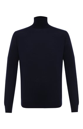 Мужской шерстяная водолазка LANVIN темно-синего цвета по цене 57900 руб., арт. RM-P00017-MV04-A20 | Фото 1 Мужской шерстяная водолазка LANVIN темно-синего цвета, арт. RM-P00017-MV04-A20 | Фото 1