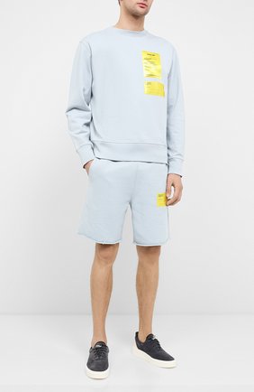 Мужской хлопковый свитшот HELMUT LANG серого цвета по цене 25100 руб., арт. K04DM507 | Фото 2 Мужской хлопковый свитшот HELMUT LANG серого цвета, арт. K04DM507 | Фото 2