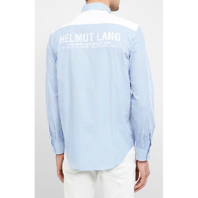 Хлопковая рубашка Helmut Lang 11158465