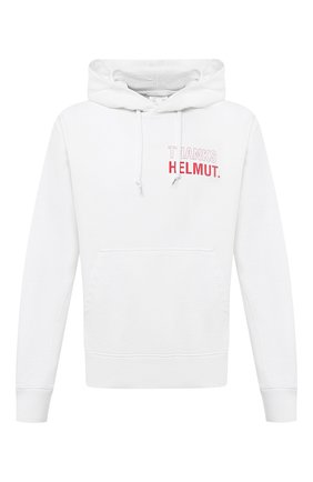 Мужской хлопковое худи HELMUT LANG белого цвета по цене 29950 руб., арт. K05DM512 | Фото 1 Мужской хлопковое худи HELMUT LANG белого цвета, арт. K05DM512 | Фото 1