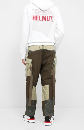 Мужской хлопковое худи HELMUT LANG белого цвета по цене 29950 руб., арт. K05DM512 | Фото 2 Мужской хлопковое худи HELMUT LANG белого цвета, арт. K05DM512 | Фото 2