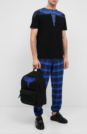 Мужской текстильный рюкзак MARCELO BURLON черного цвета по цене 24850 руб., арт. CMNB006E20FAB002 | Фото 2 Мужской текстильный рюкзак MARCELO BURLON черного цвета, арт. CMNB006E20FAB002 | Фото 2