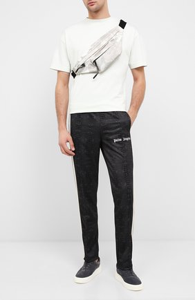 Мужская текстильная поясная сумка MARCELO BURLON бежевого цвета по цене 36850 руб., арт. CMNA041E20FAB002 | Фото 2 Мужская текстильная поясная сумка MARCELO BURLON бежевого цвета, арт. CMNA041E20FAB002 | Фото 2