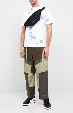 Мужская текстильная поясная сумка MARCELO BURLON черного цвета по цене 35650 руб., арт. CMNA041E20FAB001 | Фото 2 Мужская текстильная поясная сумка MARCELO BURLON черного цвета, арт. CMNA041E20FAB001 | Фото 2