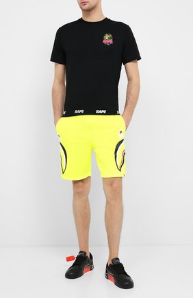 Мужские шорты BAPE желтого цвета по цене 19250 руб., арт. 1G30153010 | Фото 2 Мужские шорты BAPE желтого цвета, арт. 1G30153010 | Фото 2