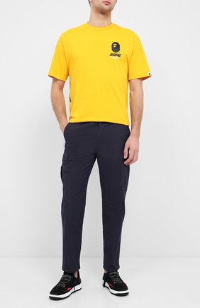 Мужской хлопковые брюки-карго BAPE темно-синего цвета по цене 21300 руб., арт. 1G30152014 | Фото 2 Мужской хлопковые брюки-карго BAPE темно-синего цвета, арт. 1G30152014 | Фото 2
