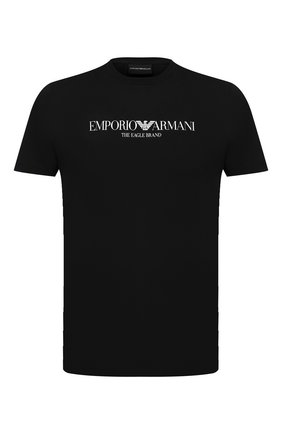Мужская хлопковая футболка EMPORIO ARMANI черного цвета по цене 7995 руб., арт. 8N1T61/1J00Z | Фото 1 Мужская хлопковая футболка EMPORIO ARMANI черного цвета, арт. 8N1T61/1J00Z | Фото 1
