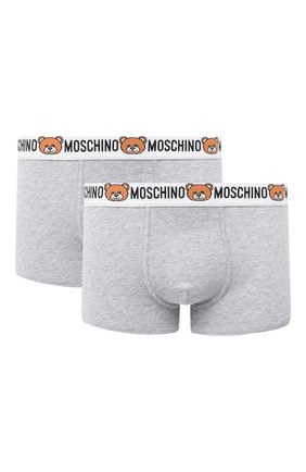 Мужские комплект из двух боксеров MOSCHINO серого цвета по цене 6230 руб., арт. A4770/8119 | Фото 1 Мужские комплект из двух боксеров MOSCHINO серого цвета, арт. A4770/8119 | Фото 1