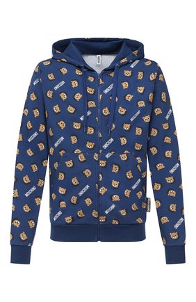 Мужская хлопковая толстовка MOSCHINO синего цвета по цене 25700 руб., арт. A1708/8106 | Фото 1 Мужская хлопковая толстовка MOSCHINO синего цвета, арт. A1708/8106 | Фото 1