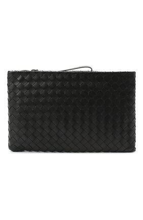 Женская кожаная косметичка BOTTEGA VENETA черного цвета по цене 106000 руб., арт. 608249/VCPP1 | Фото 1 Женская кожаная косметичка BOTTEGA VENETA черного цвета, арт. 608249/VCPP1 | Фото 1