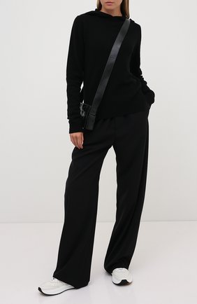 Женская пуловер с капюшоном RICK OWENS черного цвета по цене 65950 руб., арт. RP20F2685/WSBR | Фото 2 Женская пуловер с капюшоном RICK OWENS черного цвета, арт. RP20F2685/WSBR | Фото 2