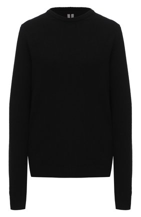 Женская пуловер из кашемира и шерсти RICK OWENS черного цвета по цене 54950 руб., арт. RP20F2682/WSBR | Фото 1 Женская пуловер из кашемира и шерсти RICK OWENS черного цвета, арт. RP20F2682/WSBR | Фото 1