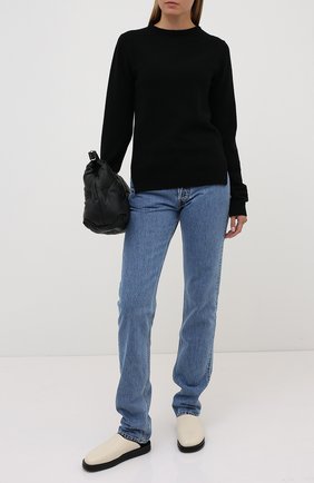 Женская пуловер из кашемира и шерсти RICK OWENS черного цвета по цене 54950 руб., арт. RP20F2682/WSBR | Фото 2 Женская пуловер из кашемира и шерсти RICK OWENS черного цвета, арт. RP20F2682/WSBR | Фото 2