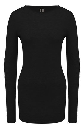 Женская пуловер RICK OWENS черного цвета по цене 35650 руб., арт. RP20F2632/KAI | Фото 1 Женская пуловер RICK OWENS черного цвета, арт. RP20F2632/KAI | Фото 1