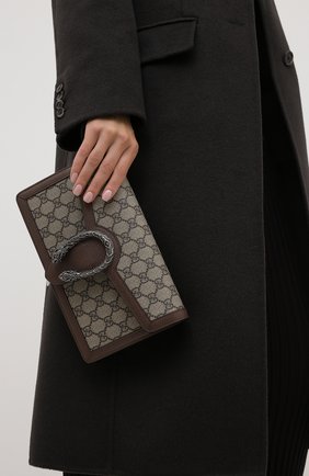 Женский клатч dionysus GUCCI бежевого цвета по цене 79950 руб., арт. 621197/K9GSN | Фото 2 Женский клатч dionysus GUCCI бежевого цвета, арт. 621197/K9GSN | Фото 2