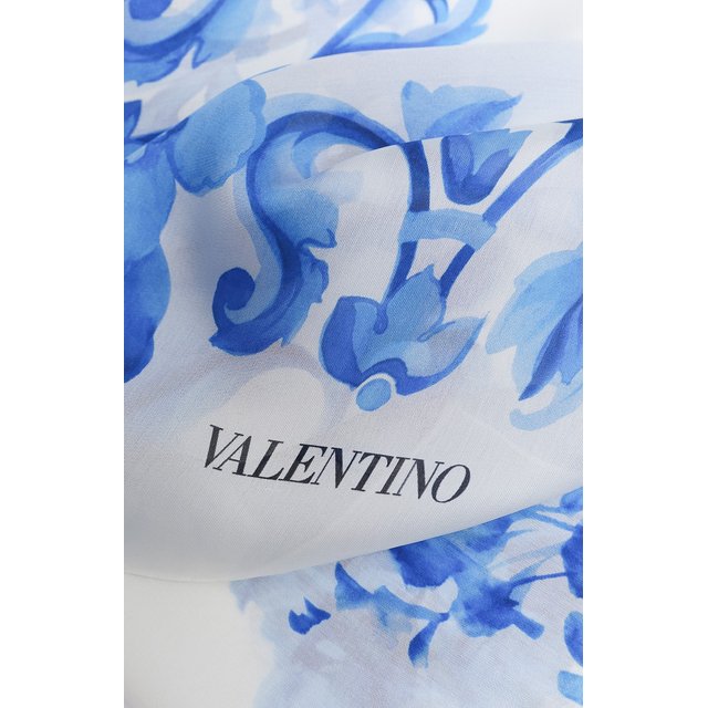 фото Шелковый шарф valentino garavani valentino