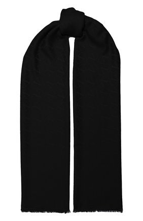 Мужские шарф из шелка и кашемира valentino garavani VALENTINO черного цвета по цене 42700 руб., арт. UW2ED007/NID | Фото 1 Мужские шарф из шелка и кашемира valentino garavani VALENTINO черного цвета, арт. UW2ED007/NID | Фото 1