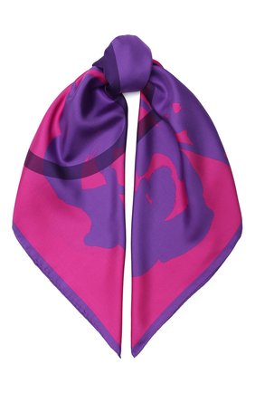 Женский шелковый платок valentino garavani VALENTINO фуксия цвета по цене 29750 руб., арт. UW2EI114/KNA | Фото 1 Женский шелковый платок valentino garavani VALENTINO фуксия цвета, арт. UW2EI114/KNA | Фото 1