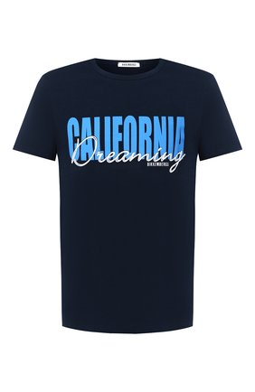 Мужская хлопковая футболка DIRK BIKKEMBERGS синего цвета по цене 5450 руб., арт. VBKT04860 | Фото 1 Мужская хлопковая футболка DIRK BIKKEMBERGS синего цвета, арт. VBKT04860 | Фото 1