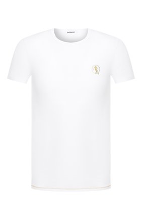 Мужские хлопковая футболка DIRK BIKKEMBERGS белого цвета по цене 5450 руб., арт. VBKT04830 | Фото 1 Мужские хлопковая футболка DIRK BIKKEMBERGS белого цвета, арт. VBKT04830 | Фото 1