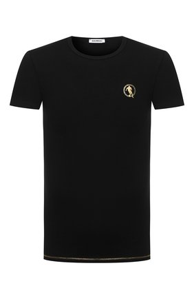 Мужские хлопковая футболка DIRK BIKKEMBERGS черного цвета по цене 5450 руб., арт. VBKT04830 | Фото 1 Мужские хлопковая футболка DIRK BIKKEMBERGS черного цвета, арт. VBKT04830 | Фото 1