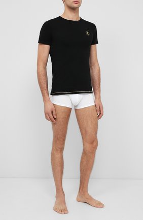 Мужские хлопковая футболка DIRK BIKKEMBERGS черного цвета по цене 5450 руб., арт. VBKT04830 | Фото 2 Мужские хлопковая футболка DIRK BIKKEMBERGS черного цвета, арт. VBKT04830 | Фото 2