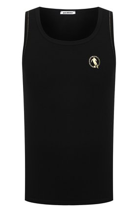 Мужская хлопковая майка DIRK BIKKEMBERGS черного цвета по цене 4800 руб., арт. VBKT04829 | Фото 1 Мужская хлопковая майка DIRK BIKKEMBERGS черного цвета, арт. VBKT04829 | Фото 1