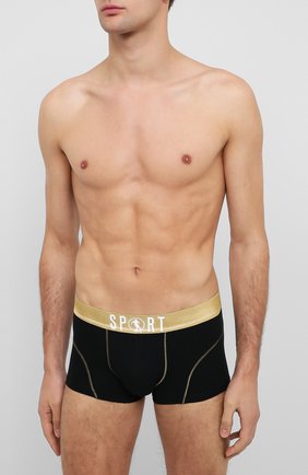 Мужские хлопковые боксеры DIRK BIKKEMBERGS черного цвета по цене 4155 руб., арт. VBKT04827 | Фото 2 Мужские хлопковые боксеры DIRK BIKKEMBERGS черного цвета, арт. VBKT04827 | Фото 2