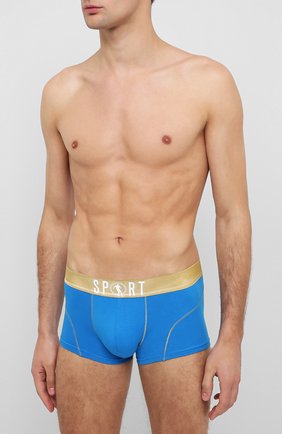 Мужские хлопковые боксеры DIRK BIKKEMBERGS голубого цвета по цене 4155 руб., арт. VBKT04827 | Фото 2 Мужские хлопковые боксеры DIRK BIKKEMBERGS голубого цвета, арт. VBKT04827 | Фото 2