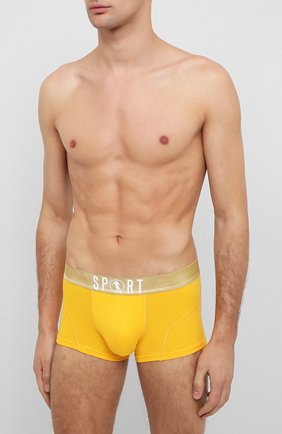 Мужские хлопковые боксеры DIRK BIKKEMBERGS желтого цвета по цене 4155 руб., арт. VBKT04827 | Фото 2 Мужские хлопковые боксеры DIRK BIKKEMBERGS желтого цвета, арт. VBKT04827 | Фото 2