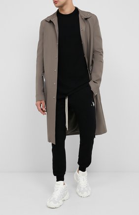 Мужской хлопковые джоггеры RICK OWENS черного цвета по цене 75250 руб., арт. RU20F3396/BA | Фото 2 Мужской хлопковые джоггеры RICK OWENS черного цвета, арт. RU20F3396/BA | Фото 2