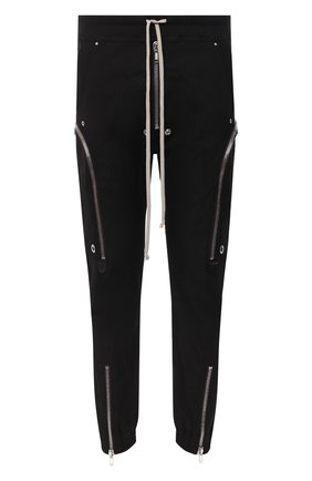 Мужской хлопковые джоггеры RICK OWENS черного цвета по цене 81850 руб., арт. RU20F3377/TE | Фото 1 Мужской хлопковые джоггеры RICK OWENS черного цвета, арт. RU20F3377/TE | Фото 1