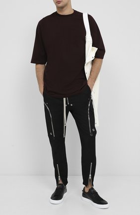 Мужской хлопковые джоггеры RICK OWENS черного цвета по цене 81850 руб., арт. RU20F3377/TE | Фото 2 Мужской хлопковые джоггеры RICK OWENS черного цвета, арт. RU20F3377/TE | Фото 2