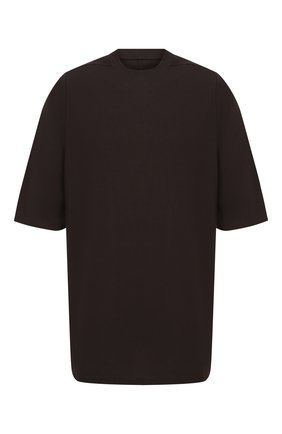 Мужская хлопковая футболка RICK OWENS темно-серого цвета по цене 24300 руб., арт. RU20F3269/JA | Фото 1 Мужская хлопковая футболка RICK OWENS темно-серого цвета, арт. RU20F3269/JA | Фото 1
