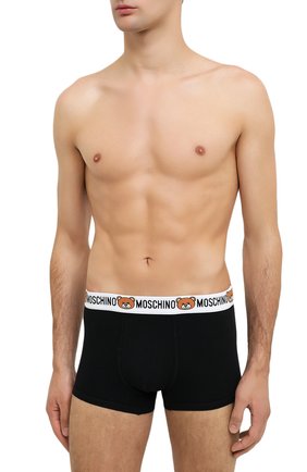 Мужские комплект из двух боксеров MOSCHINO черного цвета по цене 6230 руб., арт. A4770/8119 | Фото 2 Мужские комплект из двух боксеров MOSCHINO черного цвета, арт. A4770/8119 | Фото 2