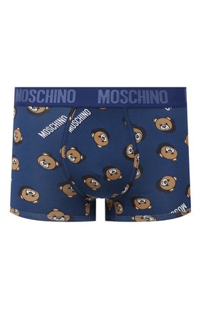 Мужские хлопковые боксеры MOSCHINO синего цвета по цене 5975 руб., арт. A4726/8105 | Фото 1 Мужские хлопковые боксеры MOSCHINO синего цвета, арт. A4726/8105 | Фото 1